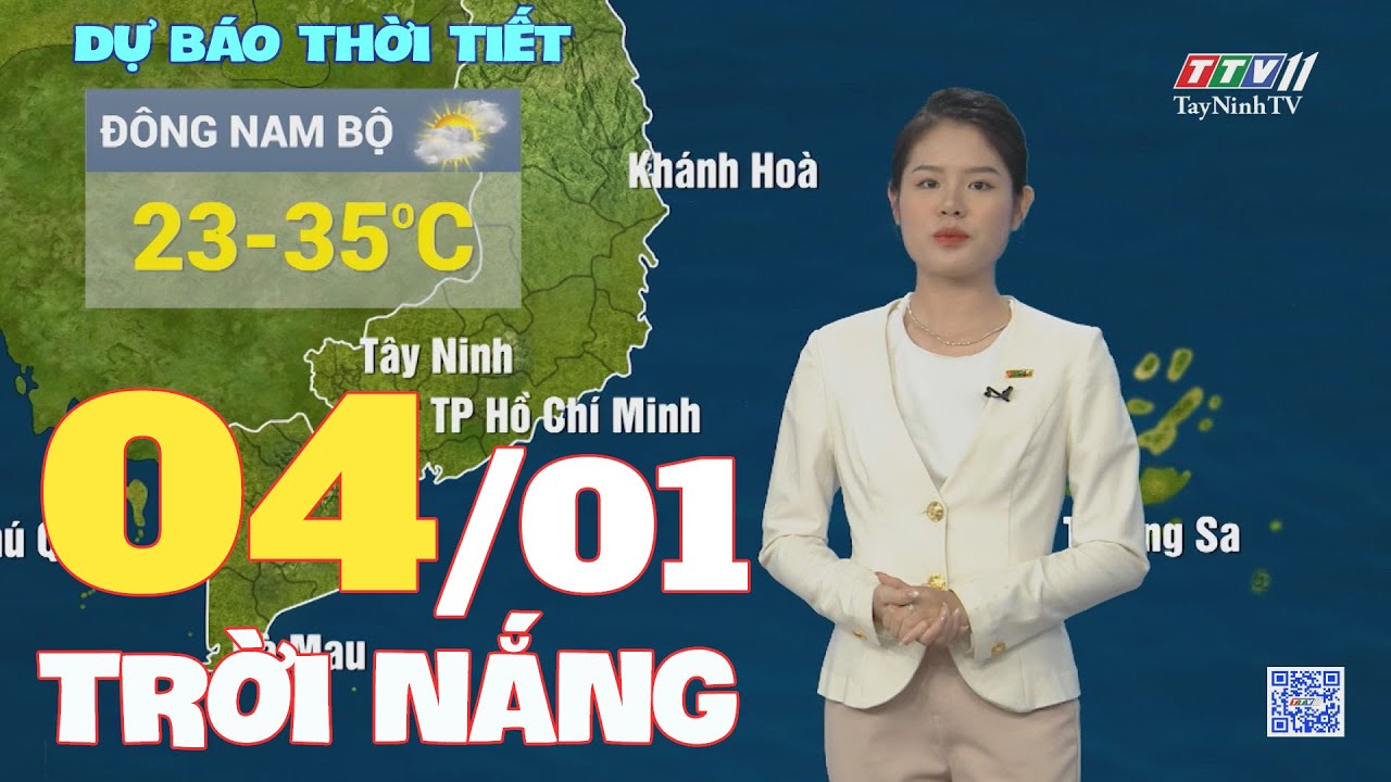 Bản tin thời tiết 04-01-2024 | TayNinhTVEnt