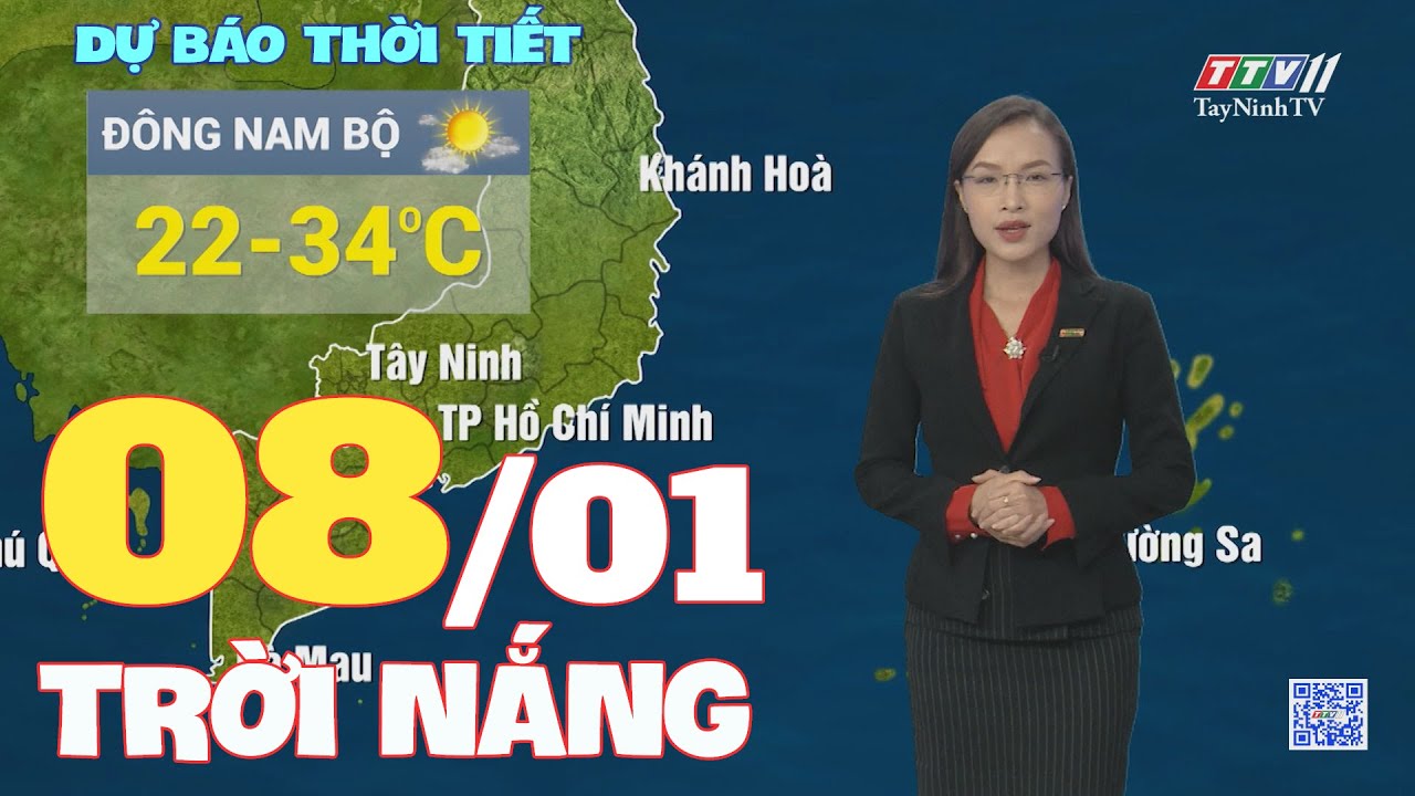 Bản tin thời tiết 08-01-2024 | TayNinhTVEnt