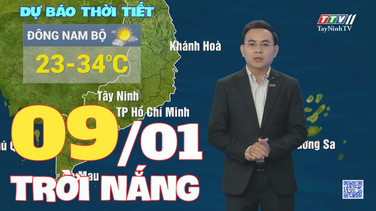 Bản tin thời tiết 09-01-2024 | TayNinhTVEnt