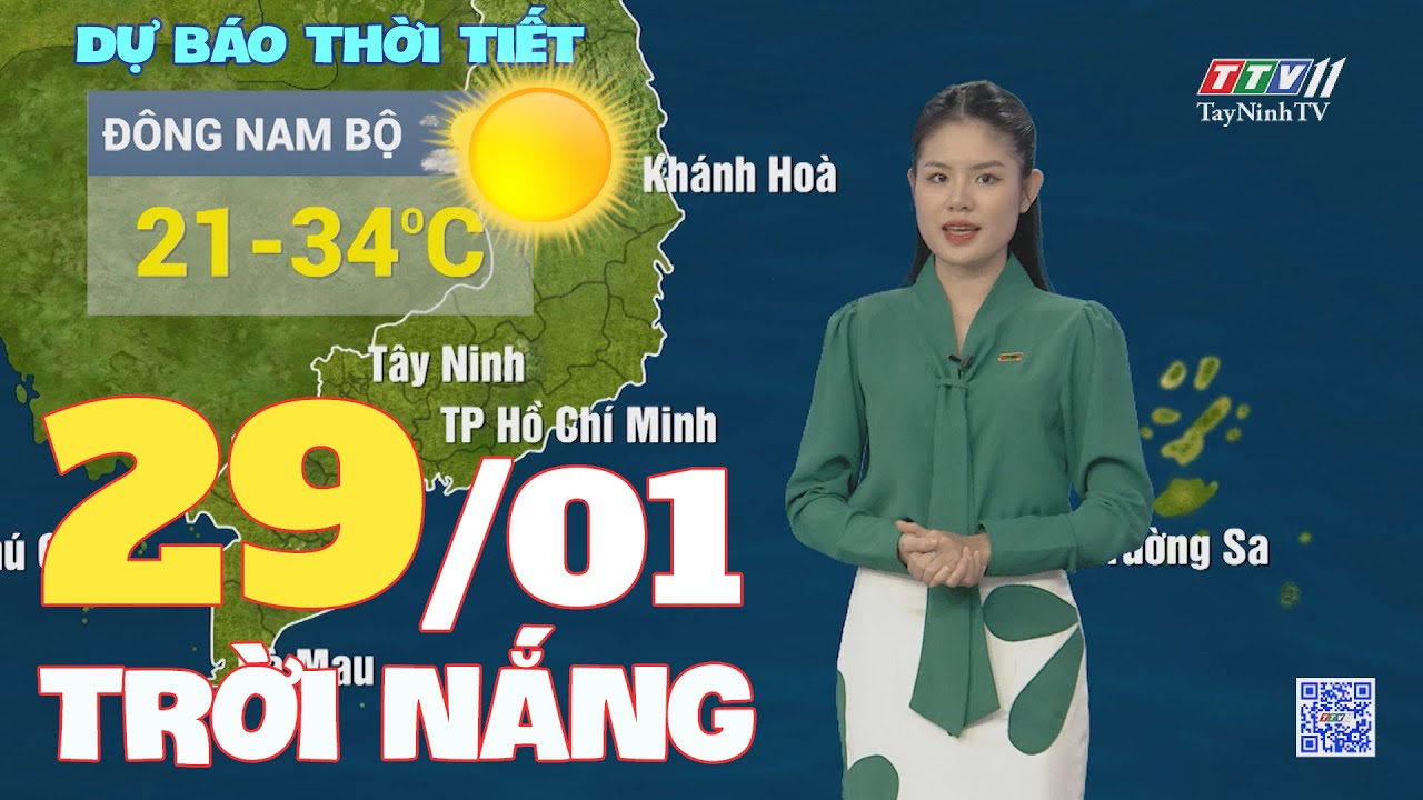 Bản tin thời tiết 29-01-2024 | TayNinhTVEnt