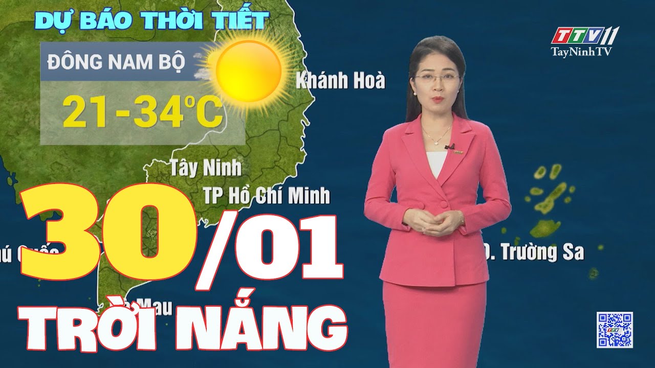 Bản tin thời tiết 30-01-2024 | TayNinhTVEnt