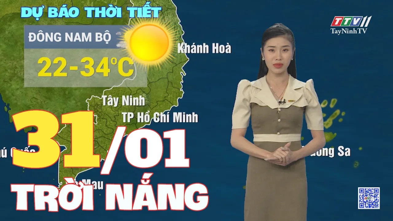 Bản tin thời tiết 31-01-2024 | TayNinhTVEnt