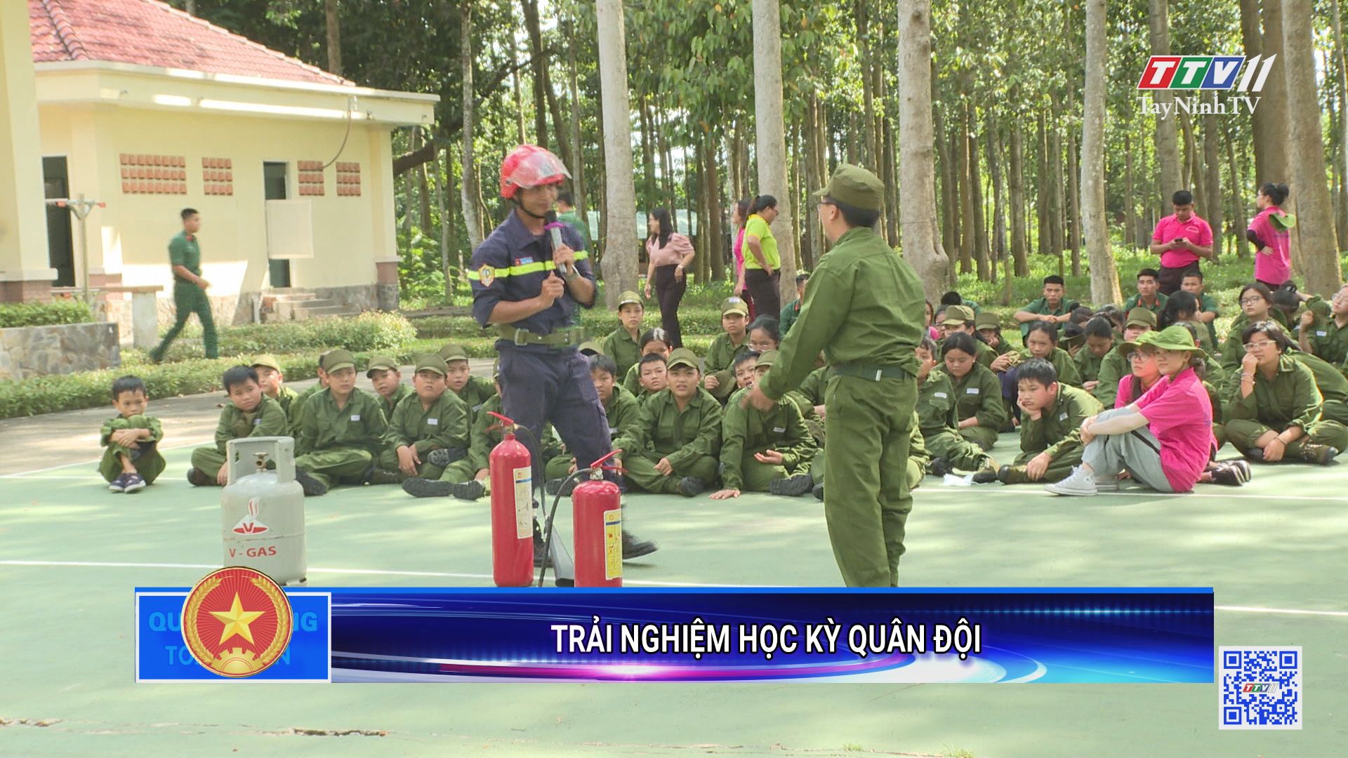 Trải nghiệm học kỳ quân đội | QUỐC PHÒNG TOÀN DÂN | TayNinhTV