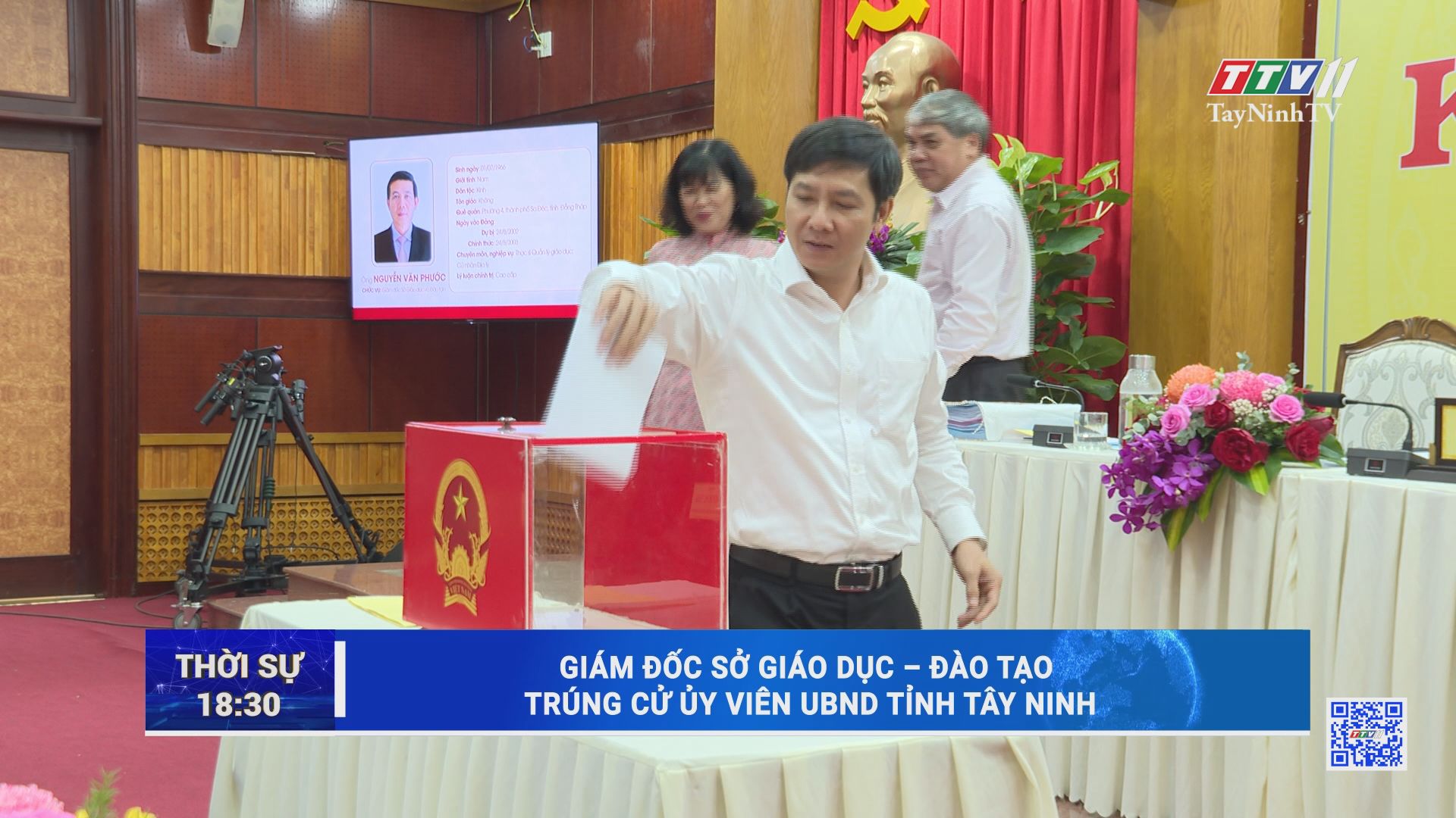 Giám đốc Sở Giáo dục - Đào tạo trúng cử Ủy viên UBND tỉnh Tây Ninh | TayNinhTV