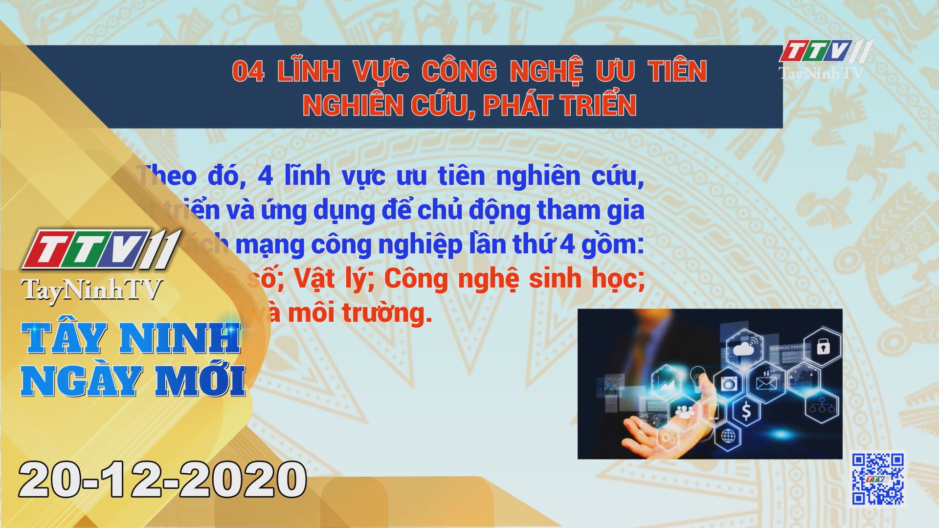 Tây Ninh Ngày Mới 20-12-2020 | Tin tức hôm nay | TayNinhTV 