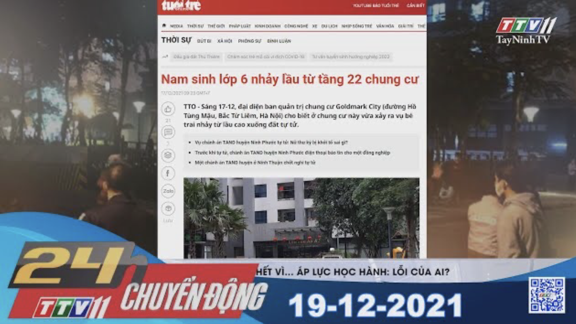 24H CHUYỂN ĐỘNG 19/12/2021 | Tin tức hôm nay | TayNinhTV