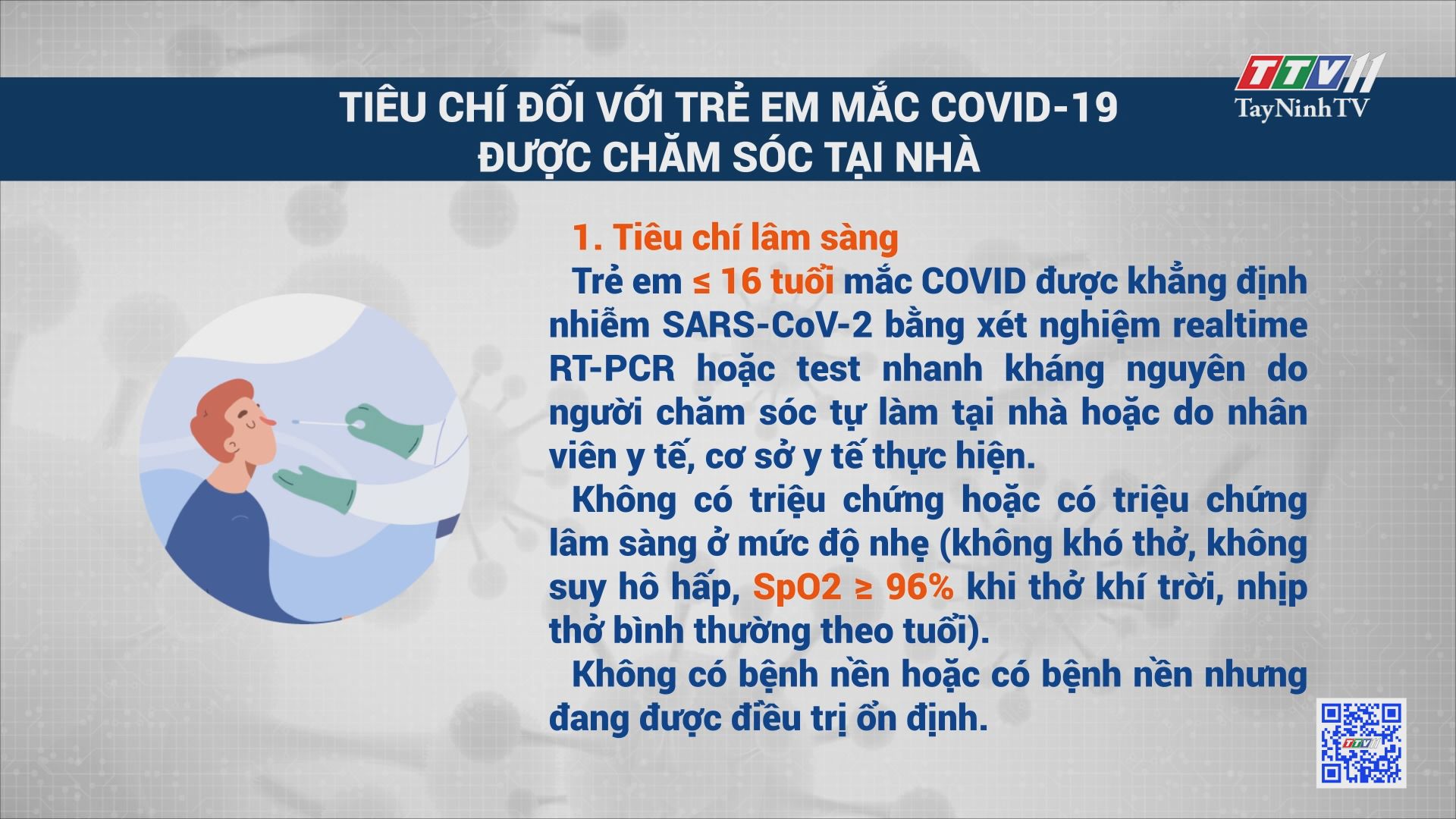 Hướng dẫn chăm sóc trẻ mắc Covid-19 tại nhà | PHÒNG CHỐNG DỊCH COVID-19 | TayNinhTV