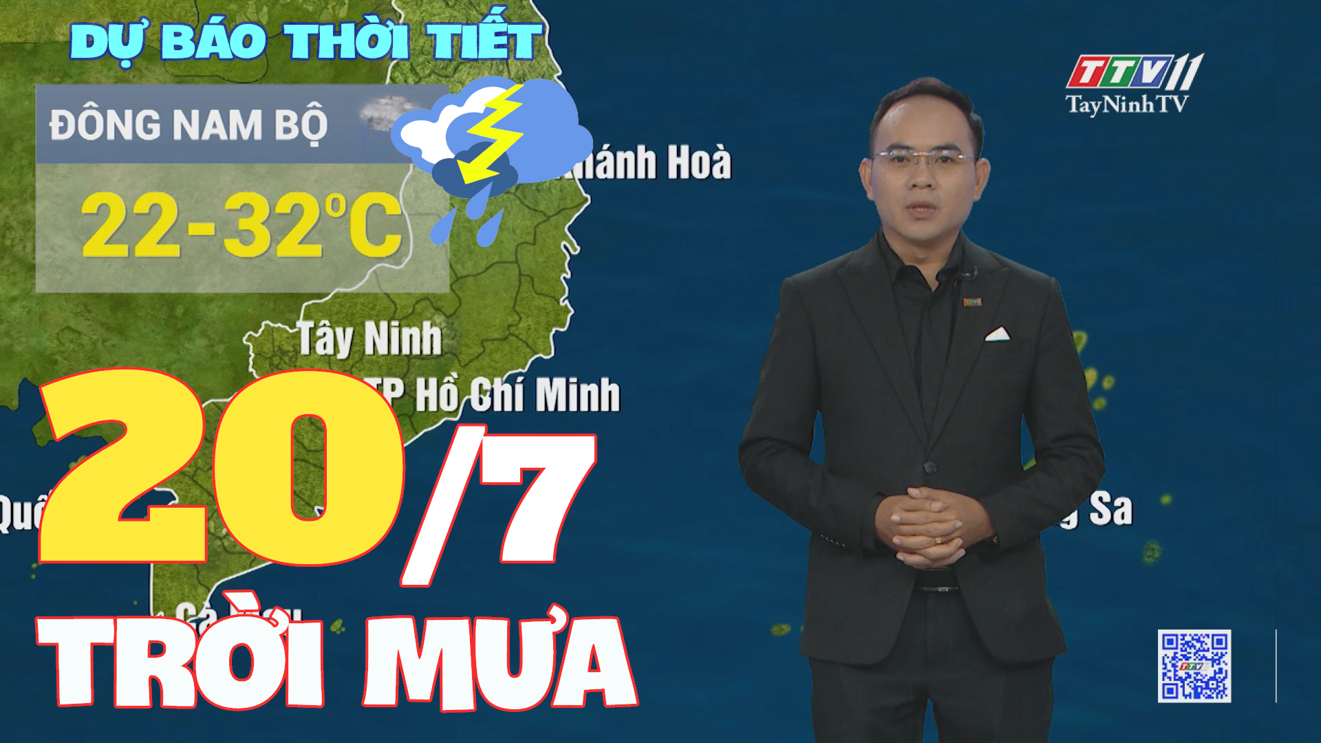Bản tin thời tiết 20-7-2024 | TayNinhTVENT