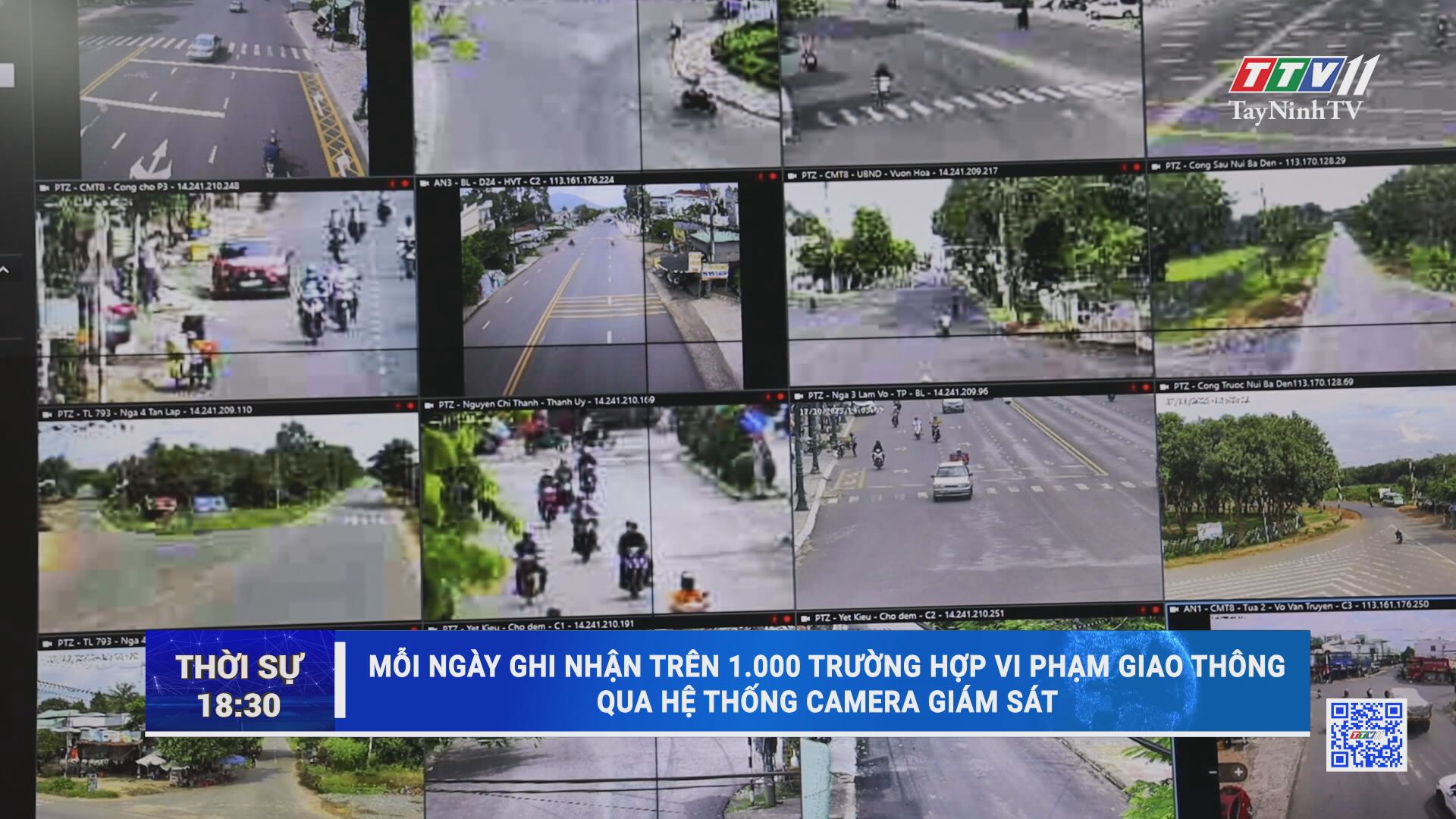 Mỗi ngày ghi nhận trên 1.000 trường hợp vi phạm giao thông qua hệ thống camera giám sát | AN TOÀN GIAO THÔNG | TayNinhTV