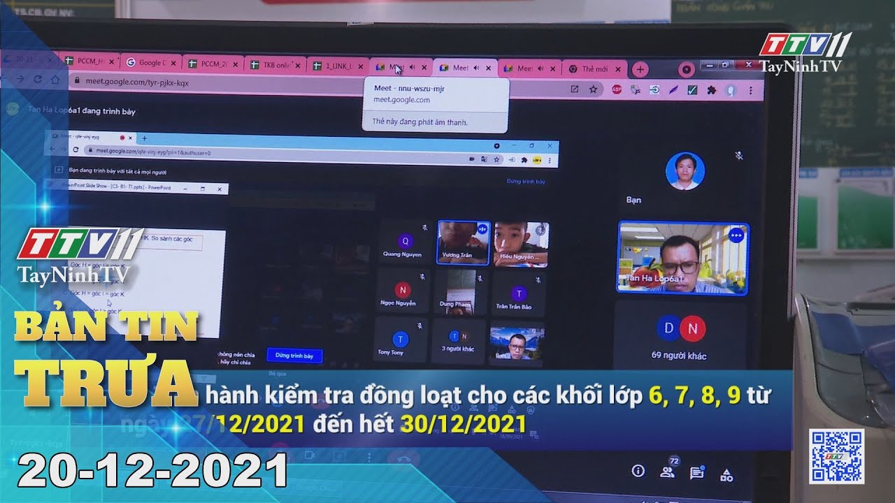 BẢN TIN TRƯA 20/12/2021 | Tin tức hôm nay | TayNinhTV