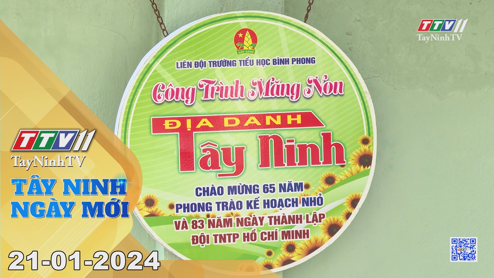 Tây Ninh ngày mới 21-01-2024 | Tin tức hôm nay | TayNinhTV