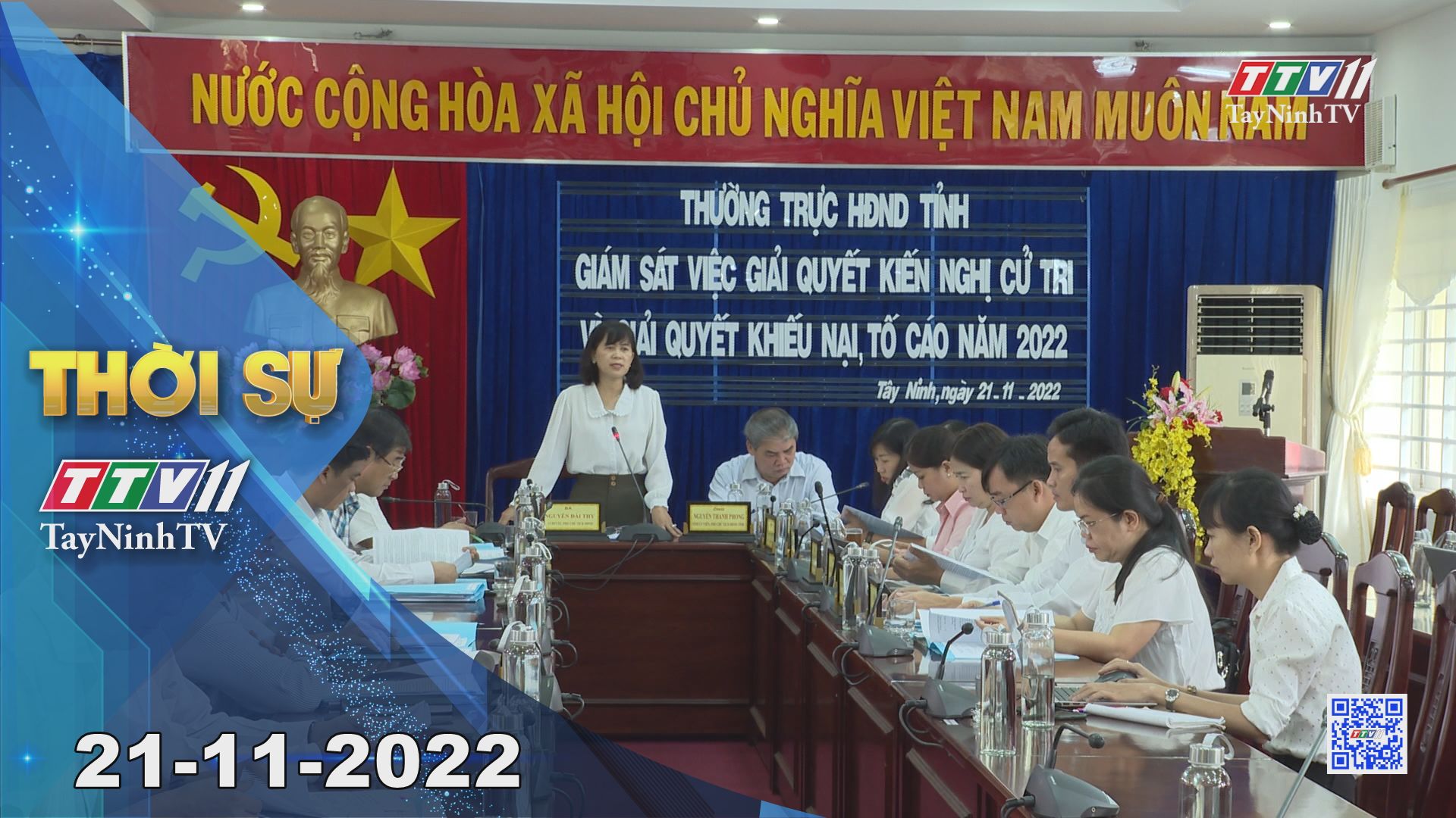 Thời sự Tây Ninh 21-11-2022 | Tin tức hôm nay | TayNinhTV