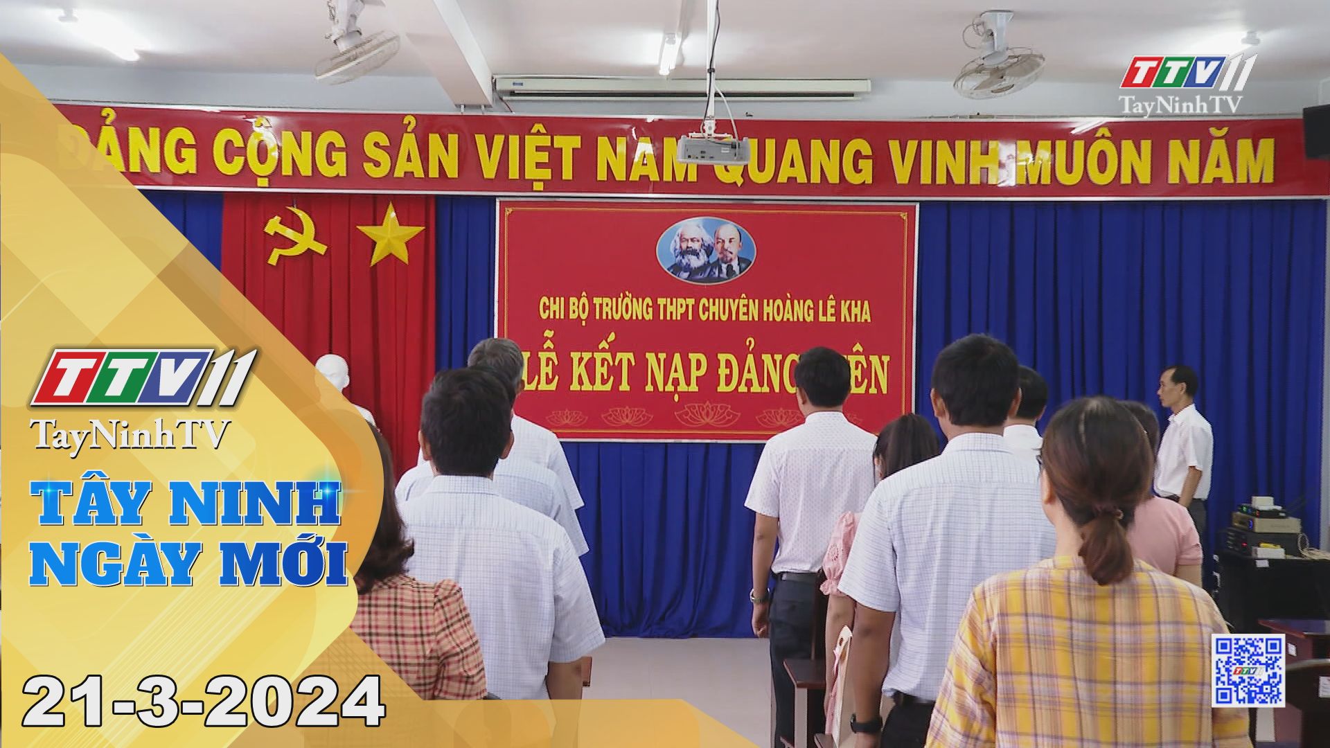 Tây Ninh ngày mới 21-3-2024 | Tin tức hôm nay | TayNinhTV