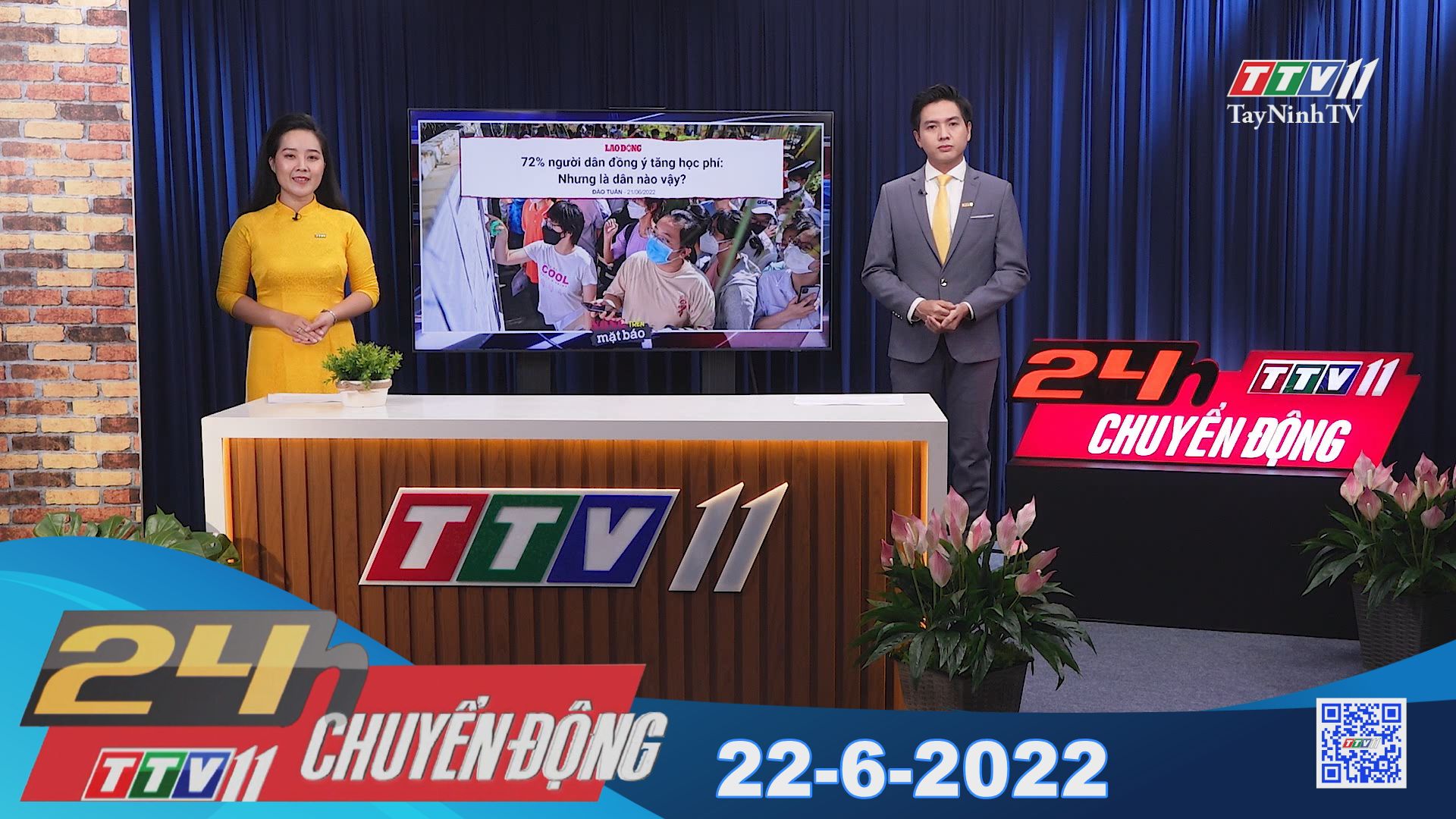 24h Chuyển động 22-6-2022 | Tin tức hôm nay | TayNinhTV