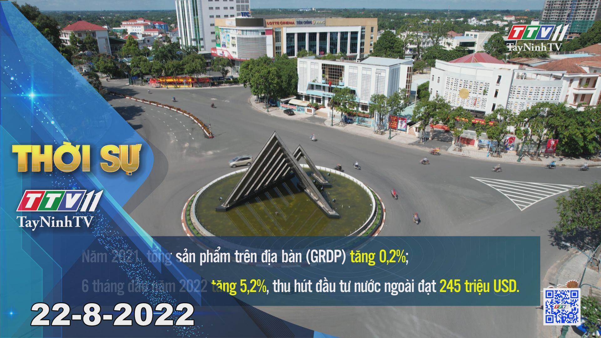 Thời sự Tây Ninh 22-8-2022 | Tin tức hôm nay | TayNinhTV