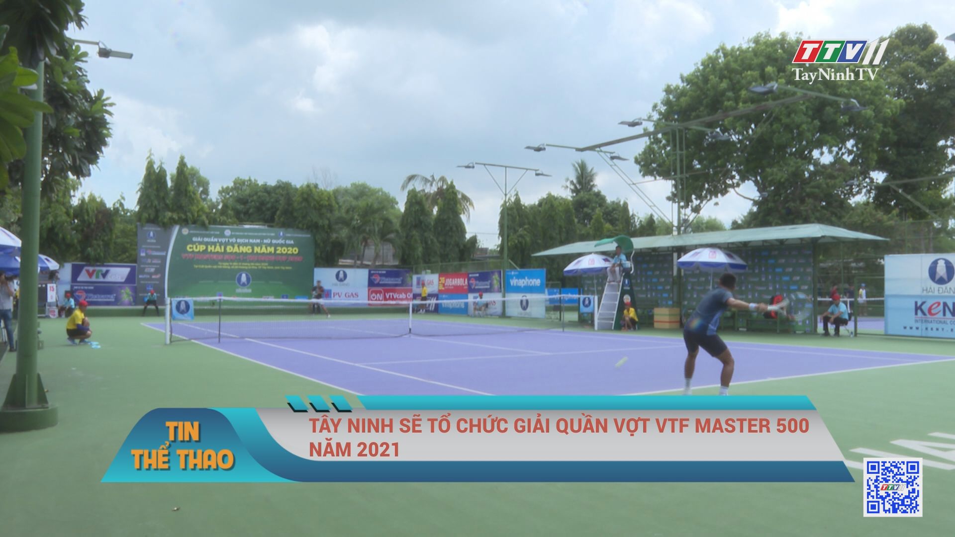 Tây Ninh sẽ tổ chức giải quần vợt VTF master 500 năm 2021 | BẢN TIN THỂ THAO | TayNinhTV