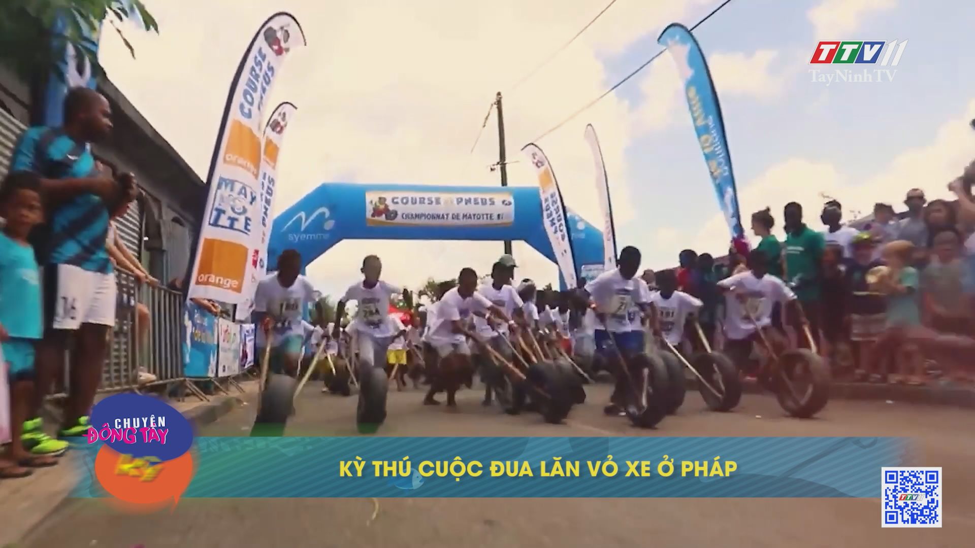 Kỳ thú cuộc đua lăn vỏ xe ở Pháp | CHUYỆN ĐÔNG TÂY KỲ THÚ | TayNinhTVE