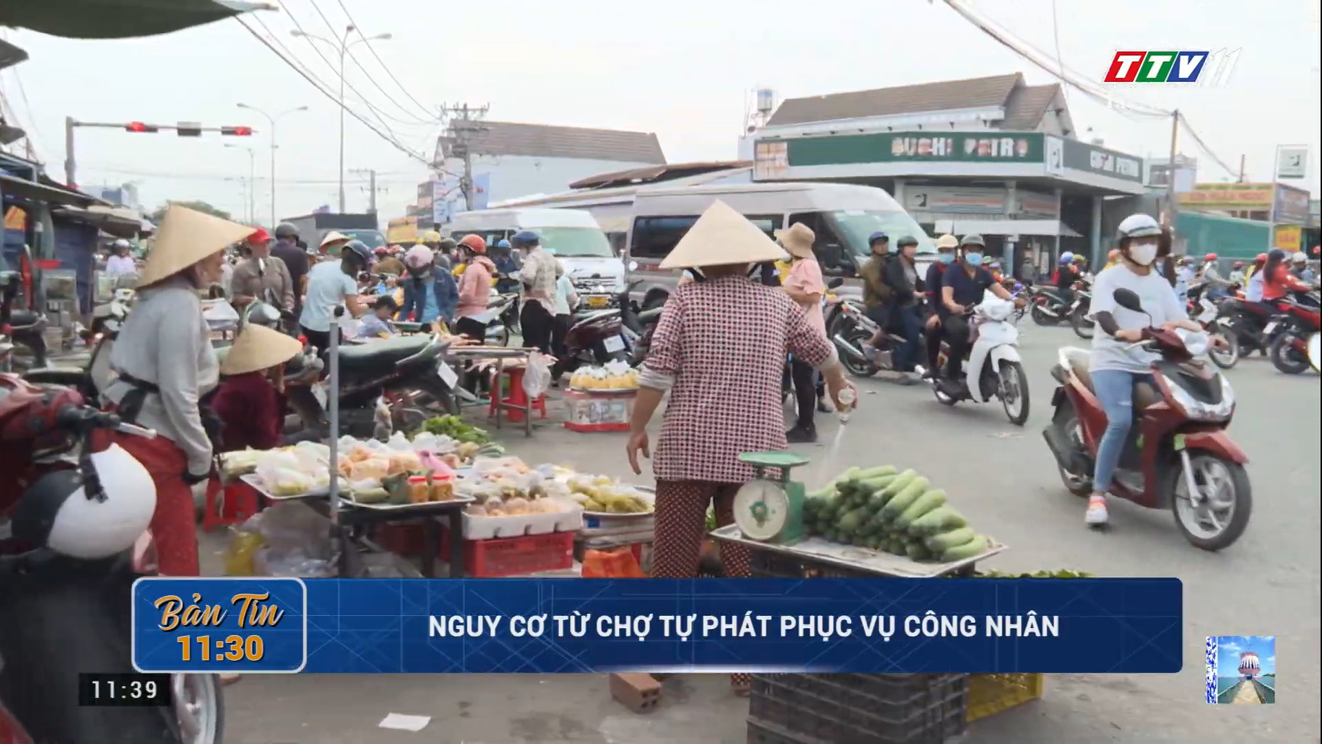 Nguy cơ từ chợ tự phát phục vụ công nhân | TayNinhTV