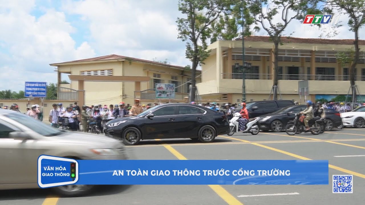 An toàn giao thông trước cổng trường | VĂN HÓA GIAO THÔNG | TayNinhTV
