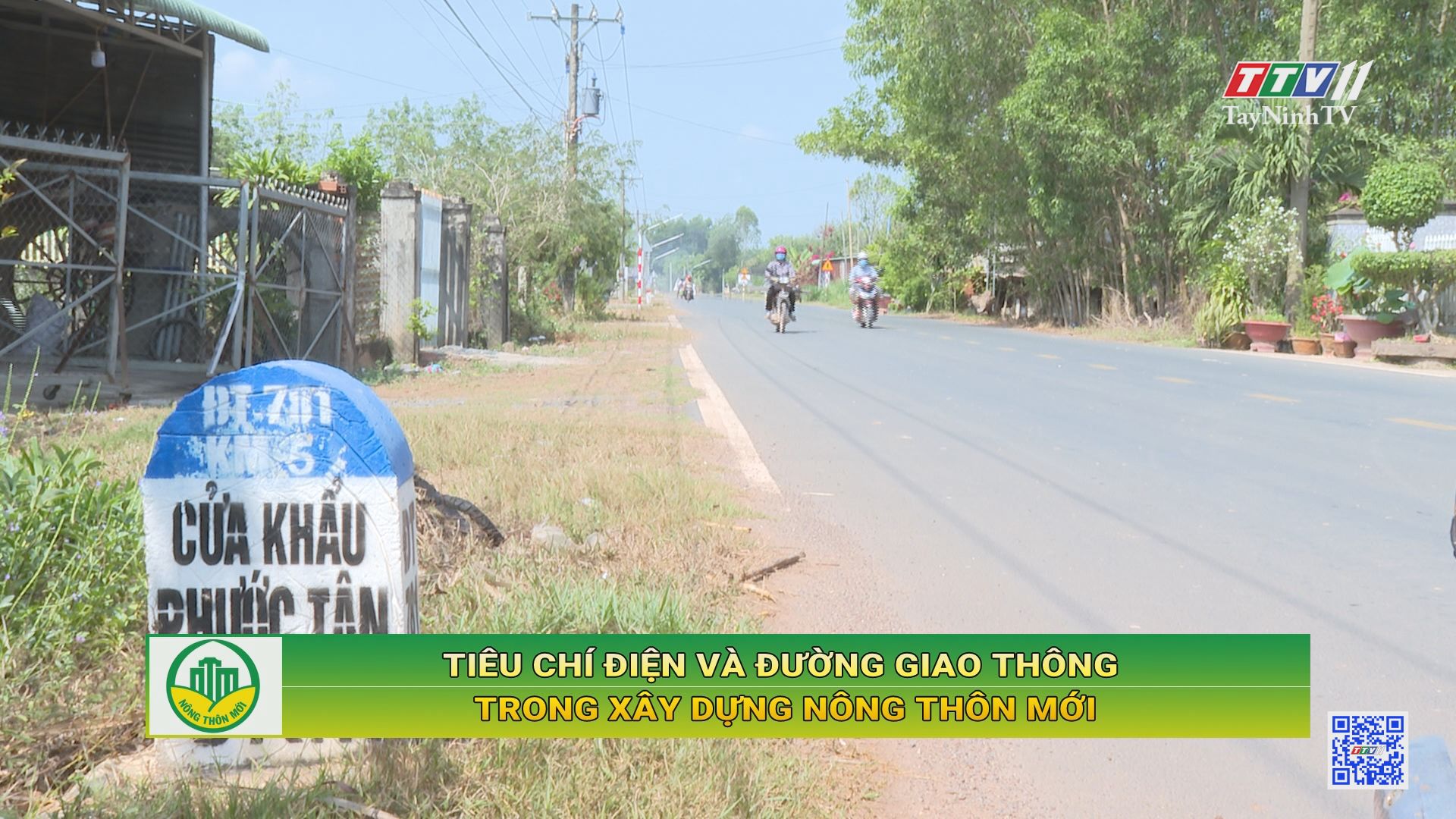 Tiêu chí điện và đường giao thông trong xây dựng nông thôn mới | TayNinhTV