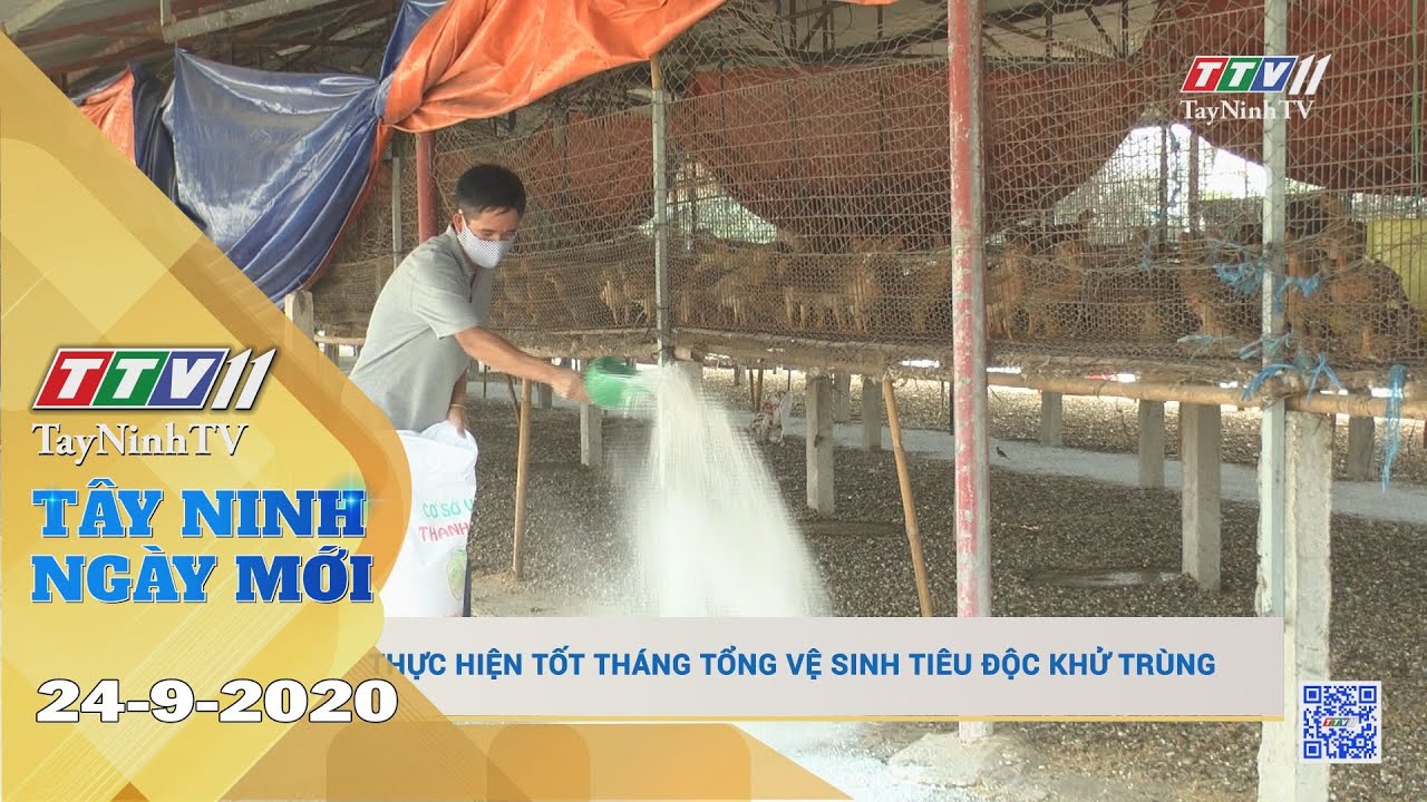 Tây Ninh Ngày Mới 24-9-2020 | Tin tức hôm nay | TayNinhTV 