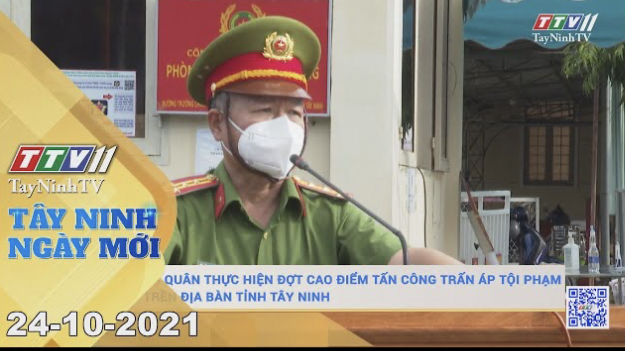 TÂY NINH NGÀY MỚI 24/10/2021 | Tin tức hôm nay | TayNinhTV