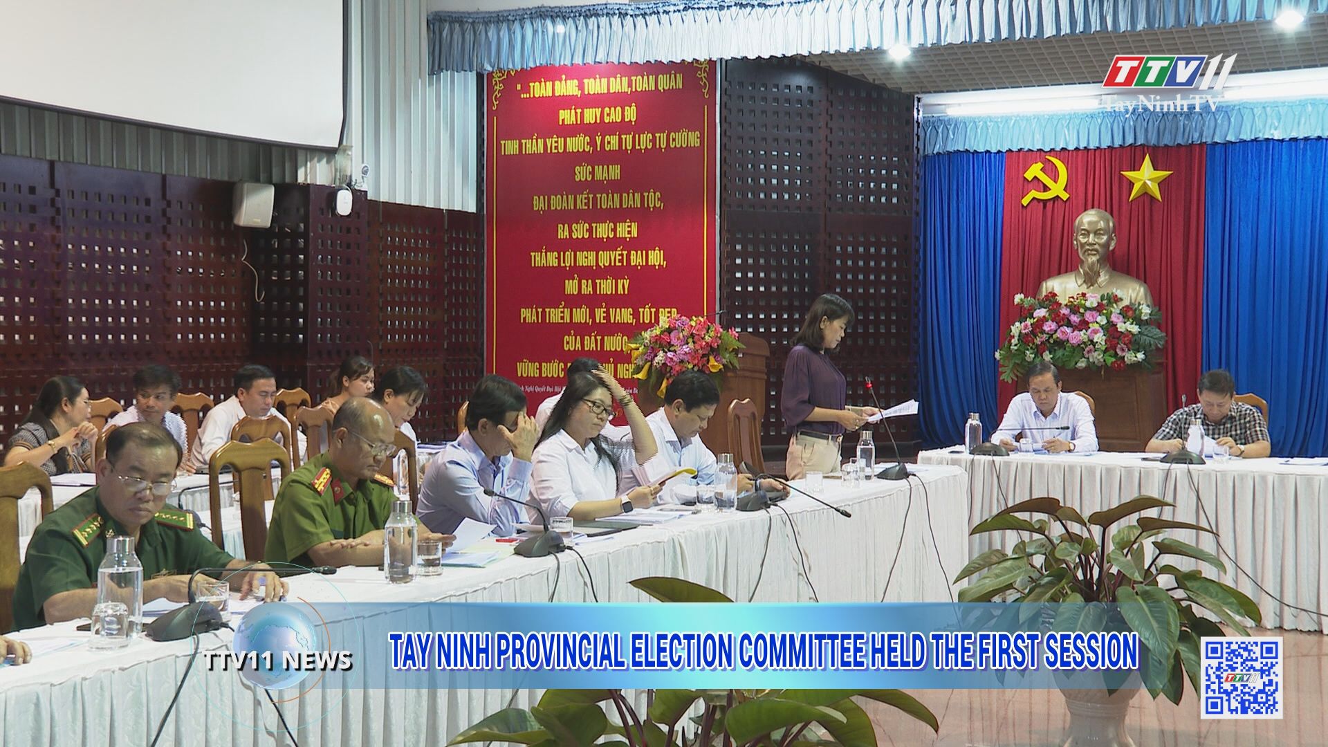 Tay Ninh Provincial Election Committee held the first session | TTVNEWS | TayNinhTV Today
