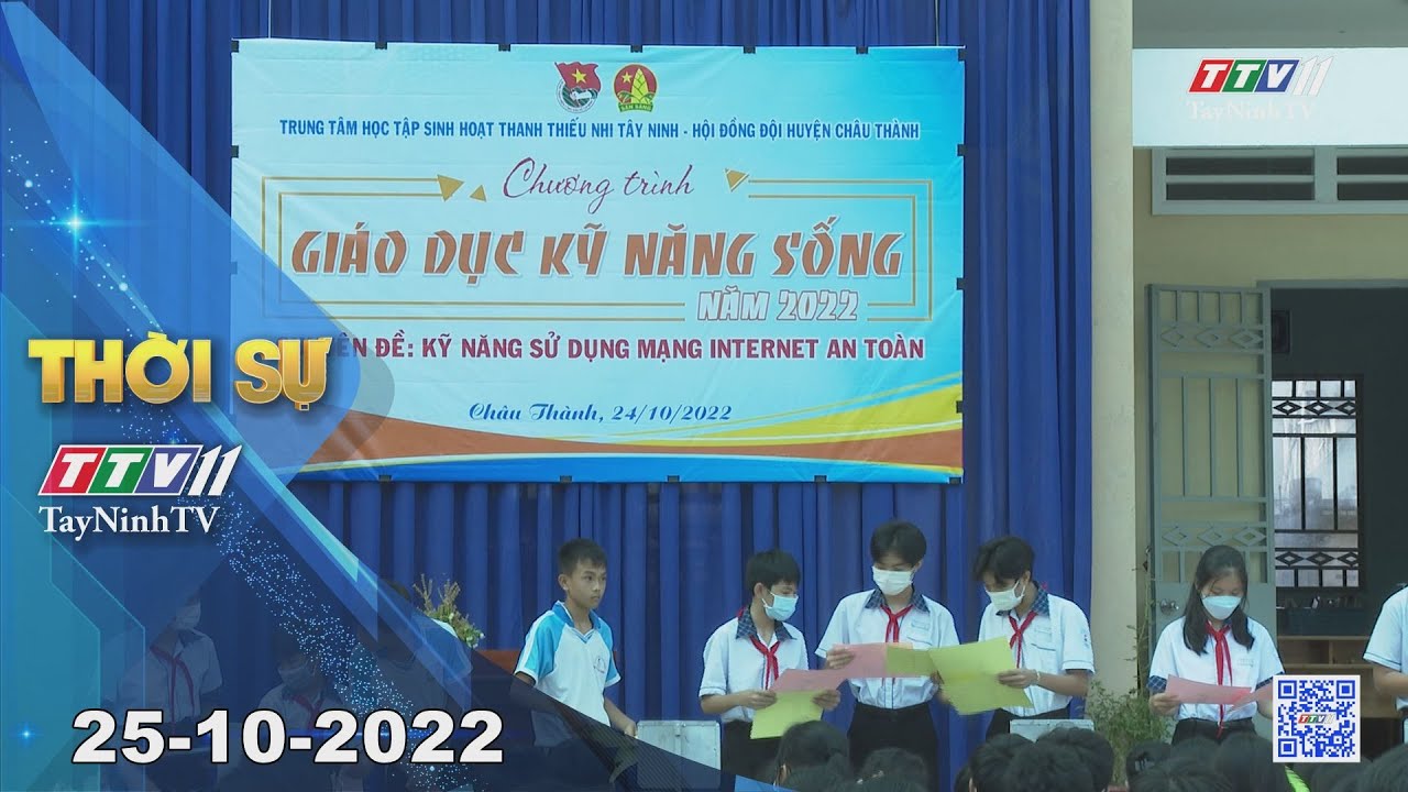 Thời sự Tây Ninh 25-10-2022 | Tin tức hôm nay | TayNinhTV