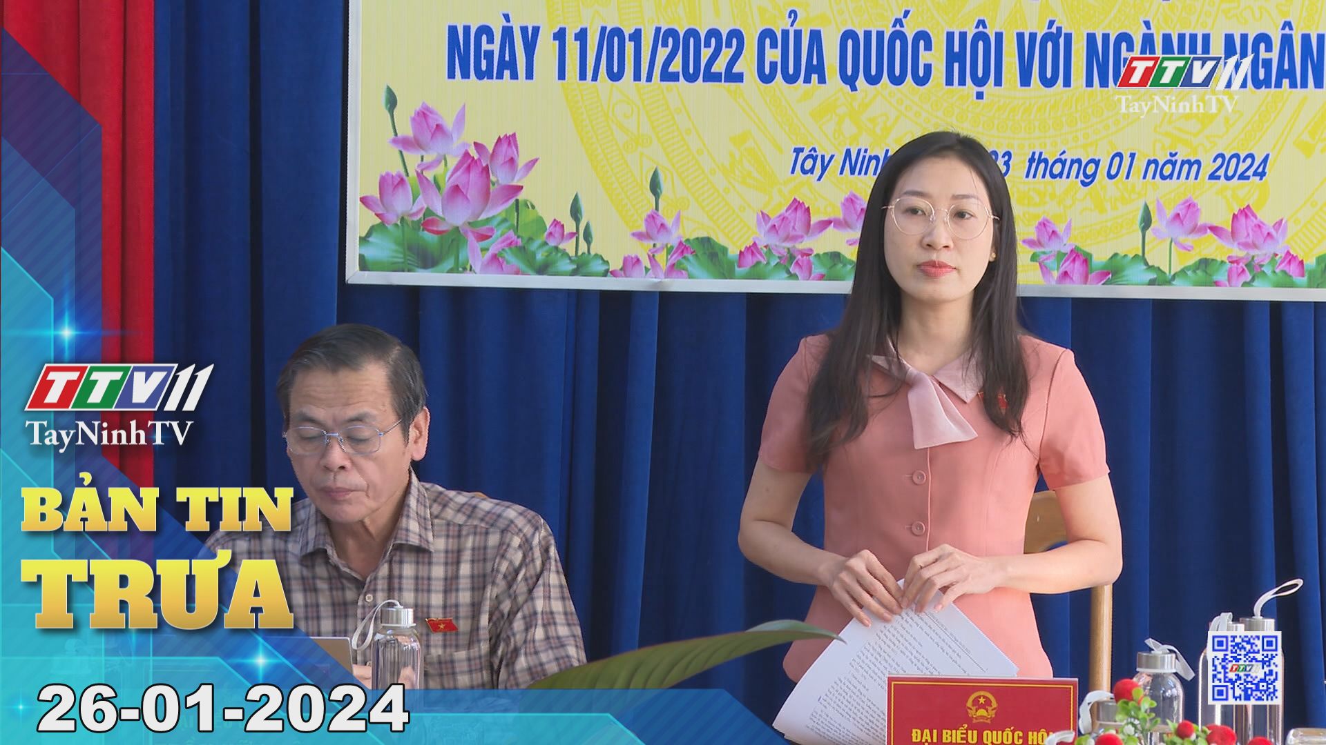 Bản tin trưa 26-01-2024 | Tin tức hôm nay | TayNinhTV