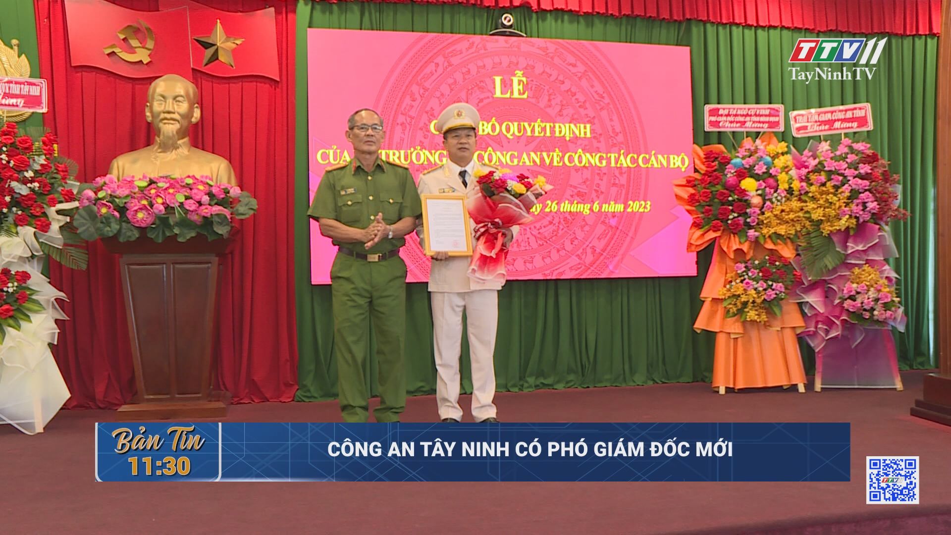 Công an Tây Ninh có Phó Giám đốc mới | TayNinhTV