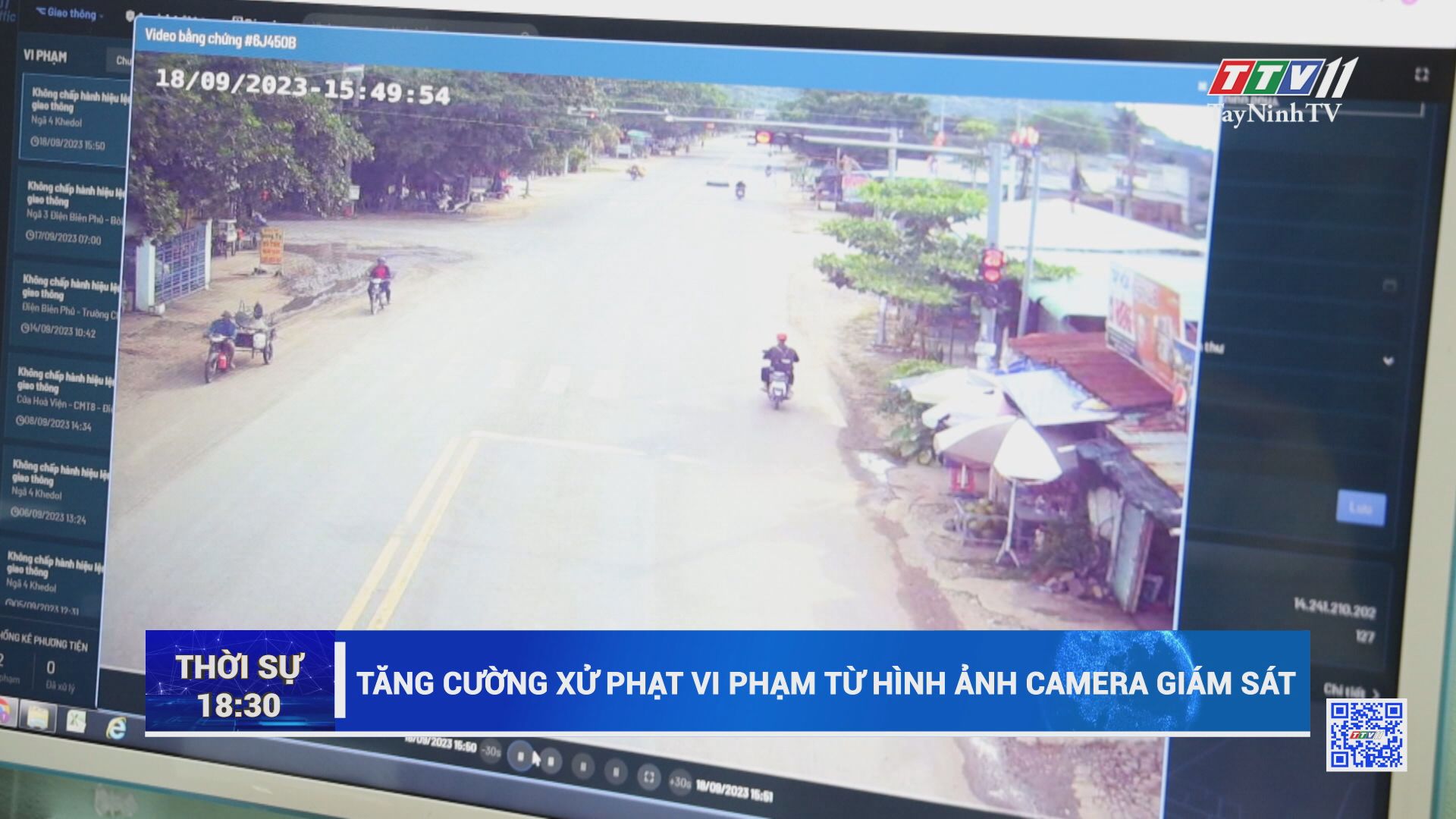 Tăng cường xử phạt vi phạm từ hình ảnh camera giám sát | TayNinhTV