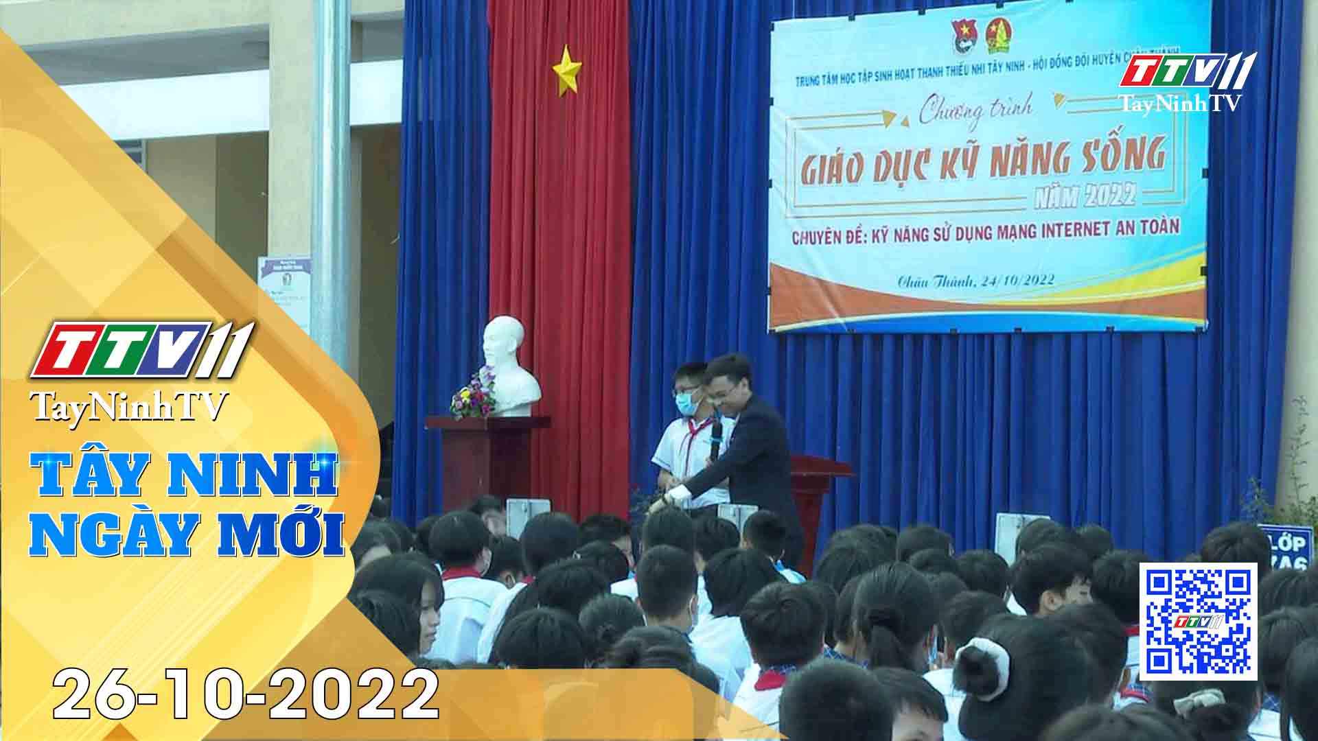 Tây Ninh ngày mới 26-10-2022 | Tin tức hôm nay | TayNinhTV