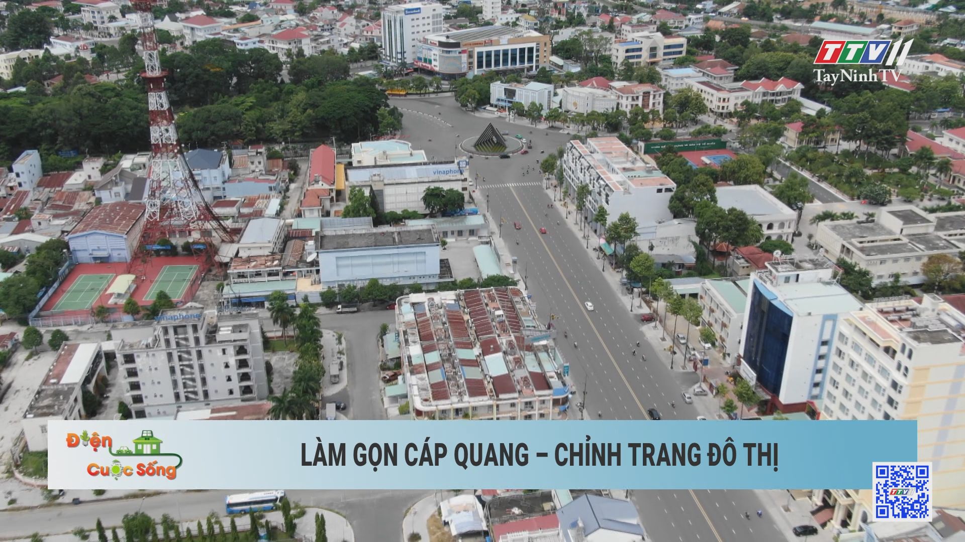 Làm gọn cáp quang - chỉnh trang đô thị | ĐIỆN VÀ CUỘC SỐNG | TayNinhTV