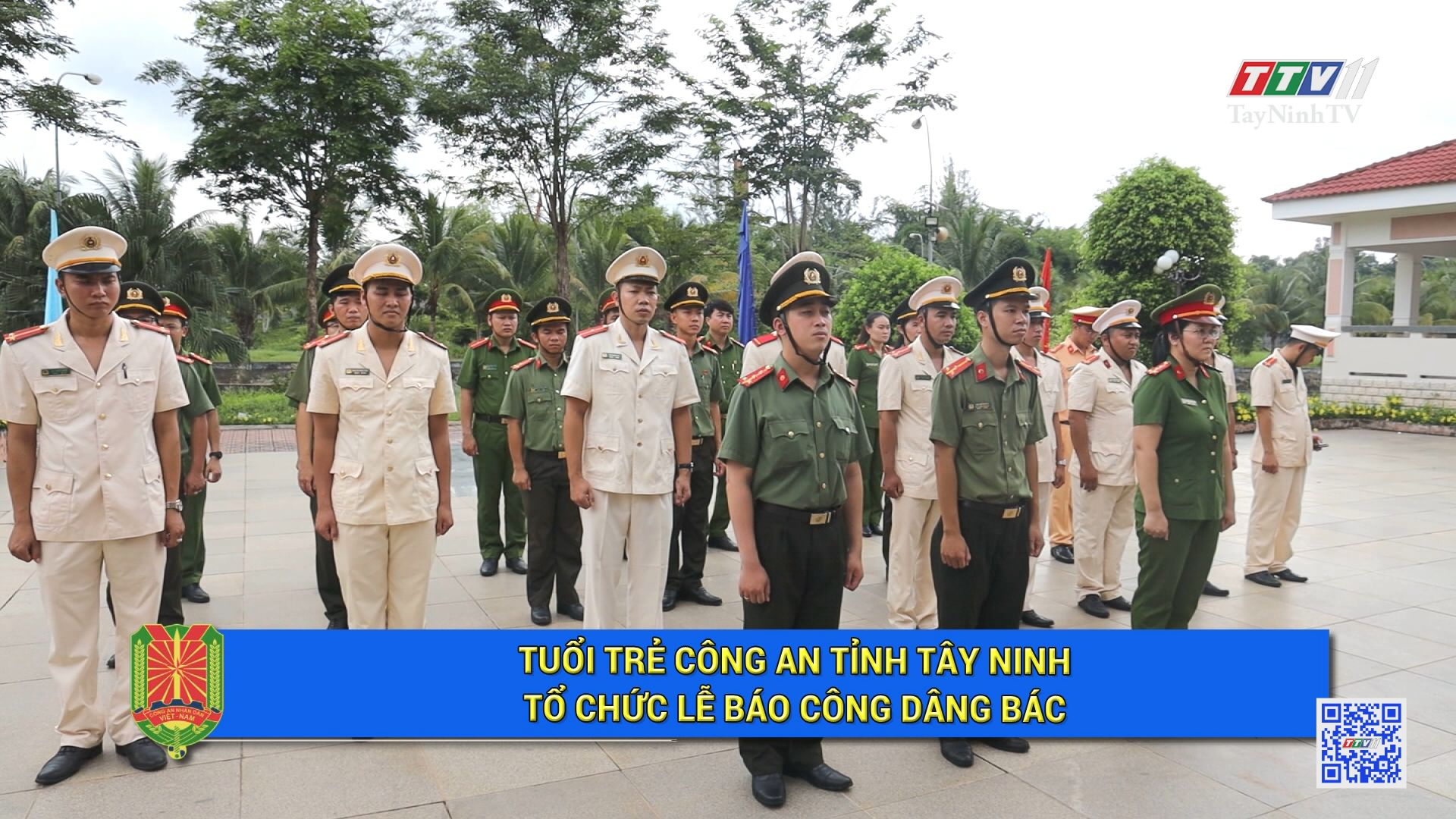 Tuổi trẻ Công an tỉnh Tây Ninh: Tổ chức lễ báo công dâng Bác | AN NINH TÂY NINH | TayNinhTV