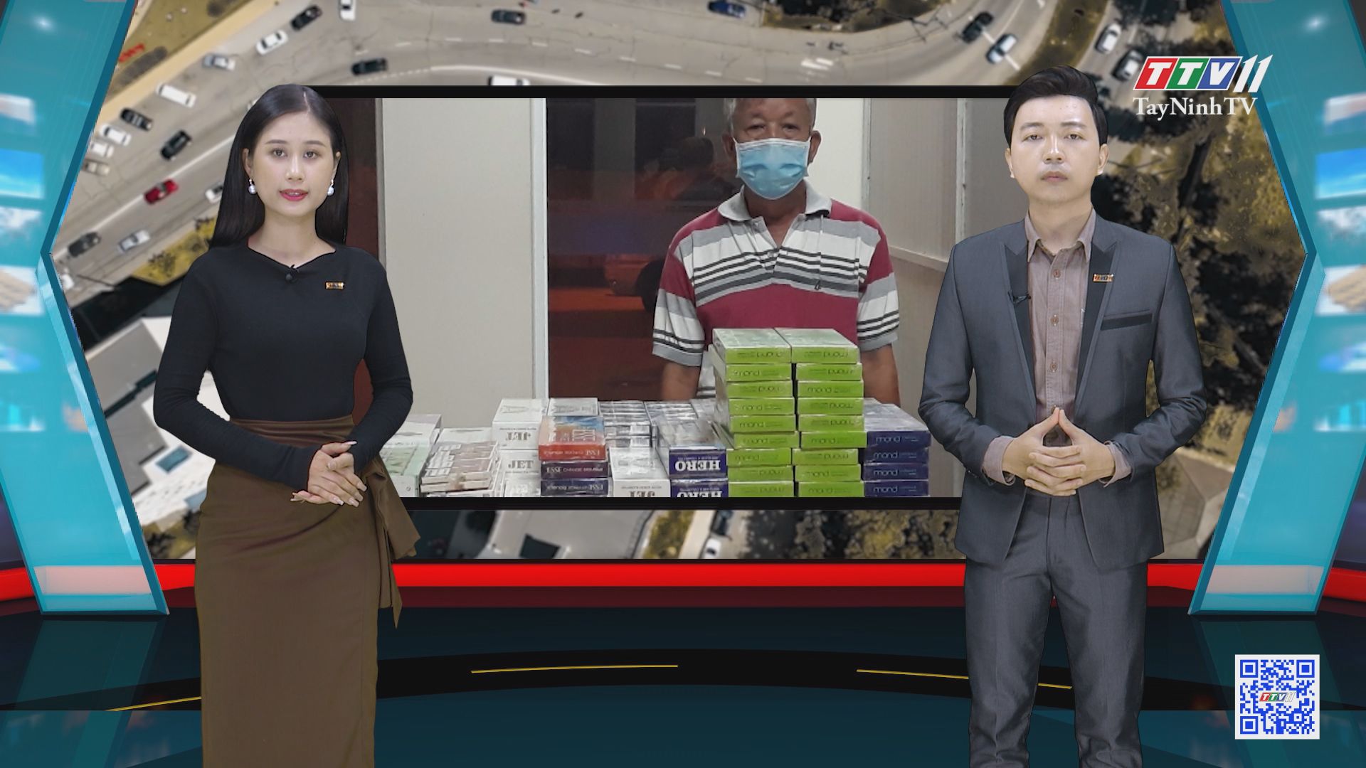 CSGT Tây Ninh phát hiện hơn 1.500 gói thuốc lá ngoại nhập lậu | VĂN HÓA GIAO THÔNG | TayNinhTV