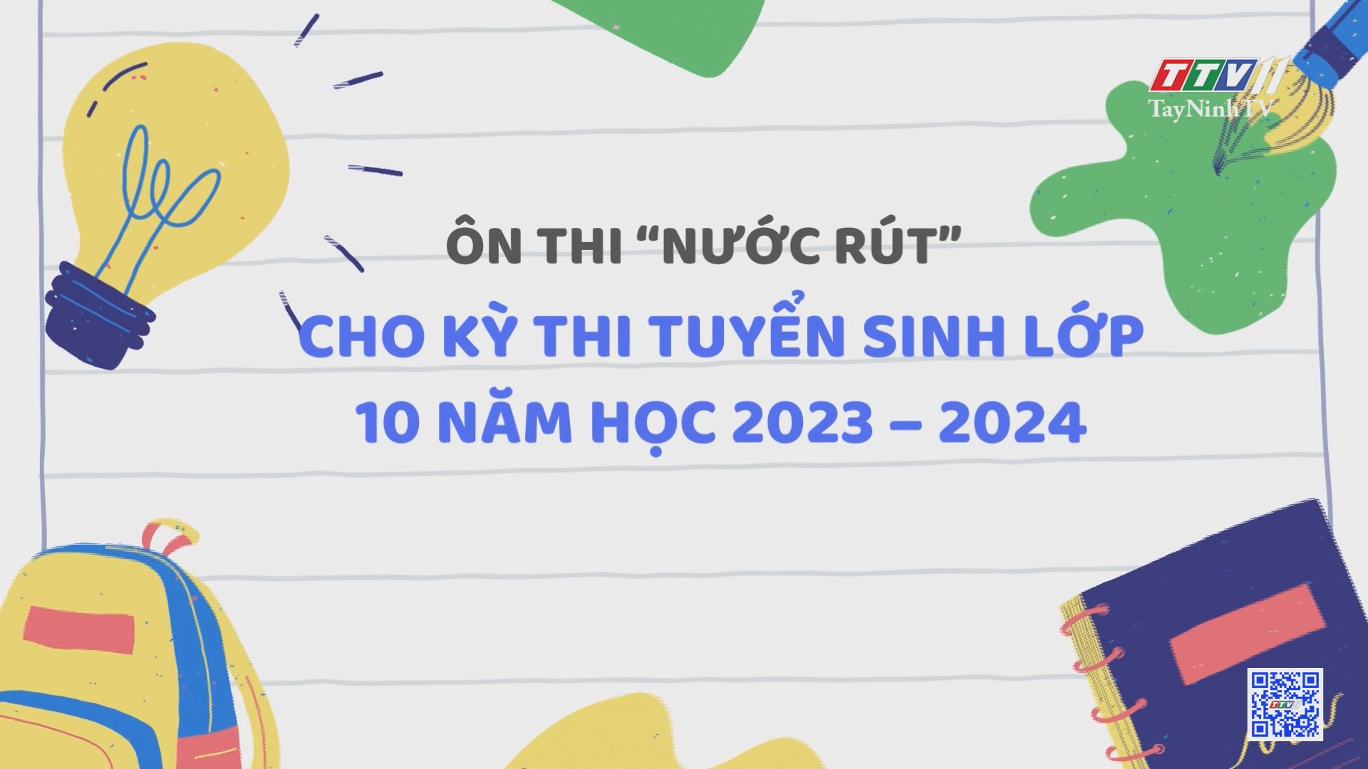 Ôn thi “nước rút” cho kỳ thi tuyển sinh lớp 10 năm học 2023 – 2024 | Giáo dục và đào tạo | TayNinhTV