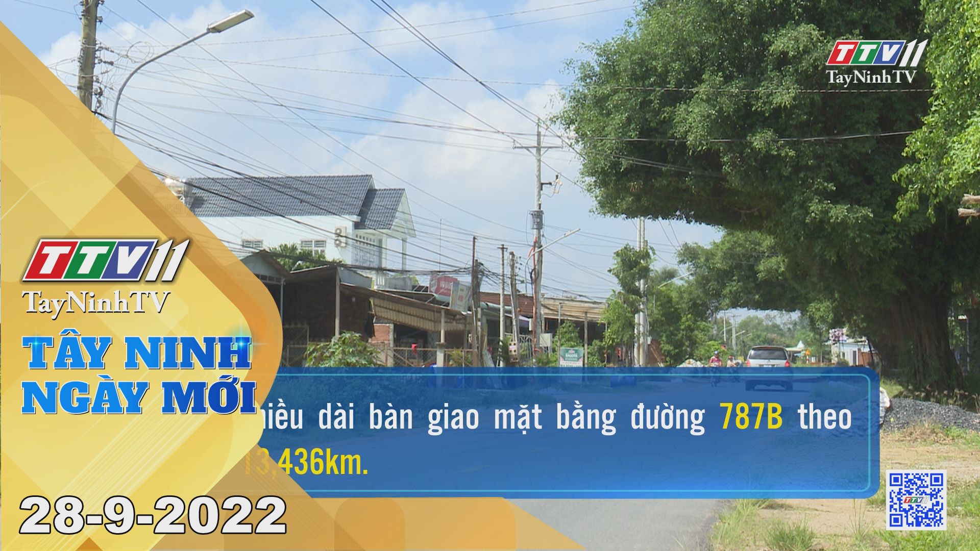 Tây Ninh ngày mới 28-9-2022 | Tin tức hôm nay | TayNinhTV