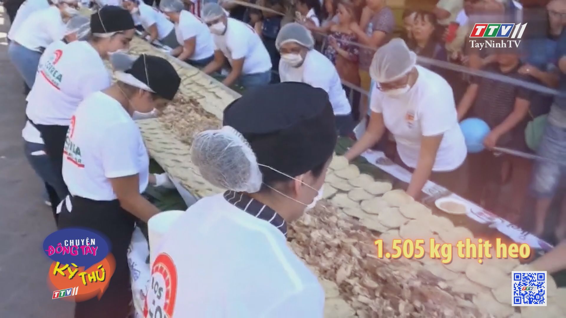 Chiếc bánh dài hơn 100m lập kỷ lục thế giới mới | CHUYỆN ĐÔNG TÂY KỲ THÚ | TayNinhTV 