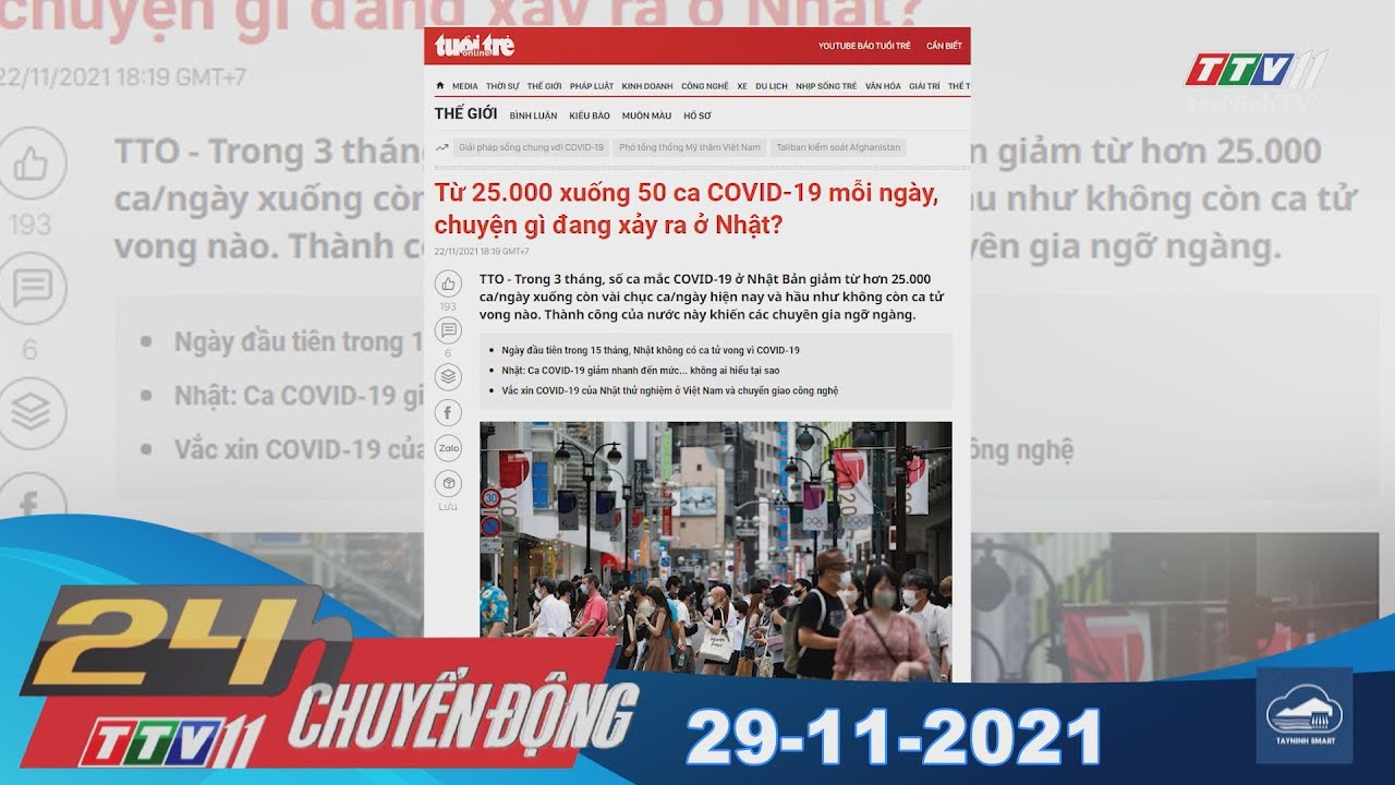 24H CHUYỂN ĐỘNG 29-11-2021 | Tin tức hôm nay | TayNinhTV