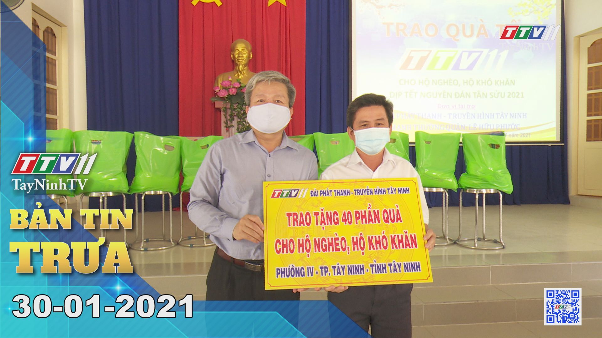 Bản tin trưa 30-01-2021 | Tin tức hôm nay | TayNinhTV