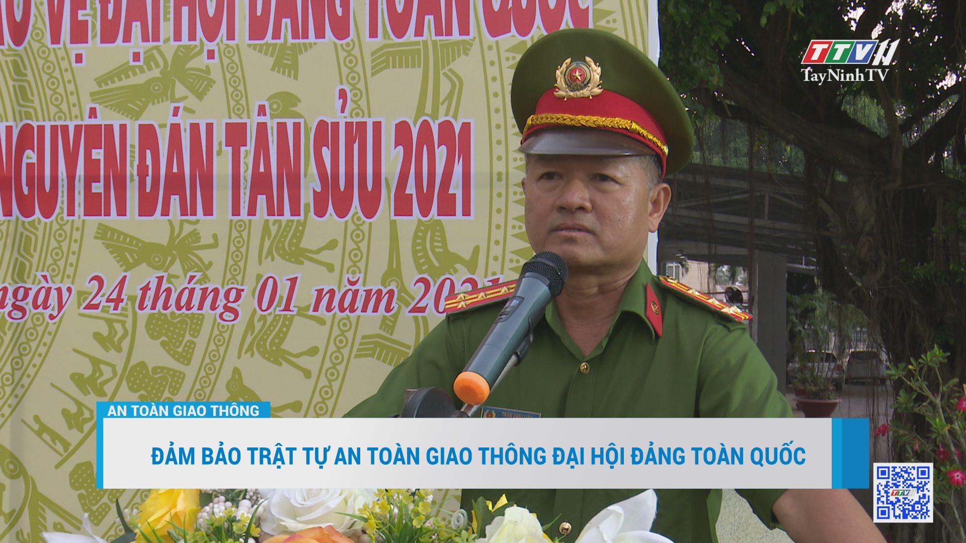 Đảm bảo trật tự an toàn giao thông Đại hội Đảng toàn quốc | AN TOÀN GIAO THÔNG | TayNinhTV