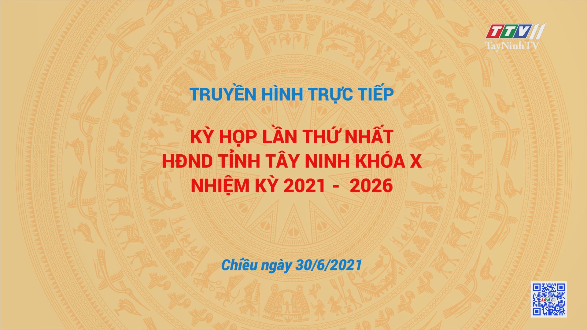 Phần 1 - Kỳ họp lần thứ nhất HĐND tỉnh Tây Ninh, khóa X, nhiệm kỳ 2021-2026 | TayNinhTV