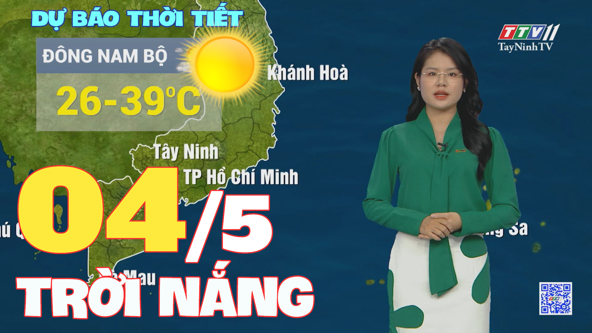 Bản tin thời tiết 04-5-2024 | TayNinhTVEnt