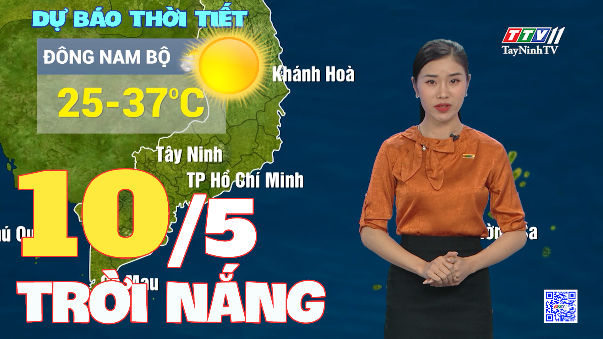 Bản tin thời tiết 10-5-2024 | TayNinhTVEnt