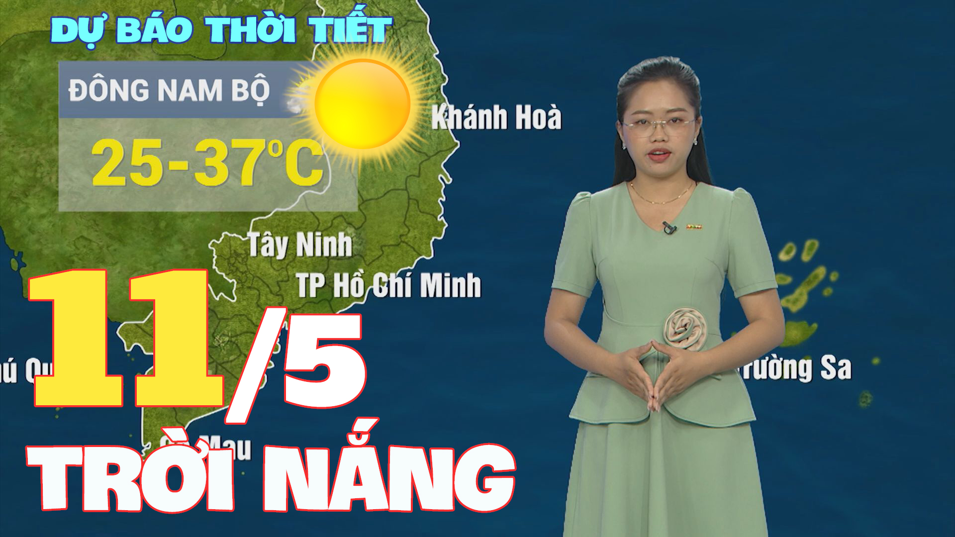 Bản tin thời tiết 11-5-2024 | TayNinhTVENT